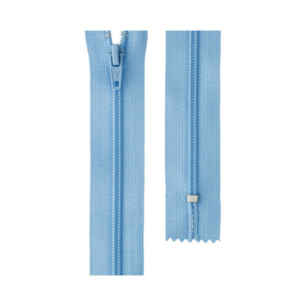 Молния Спираль н/р брючная ,16 см н/р, замок-автомат, №319 голубой