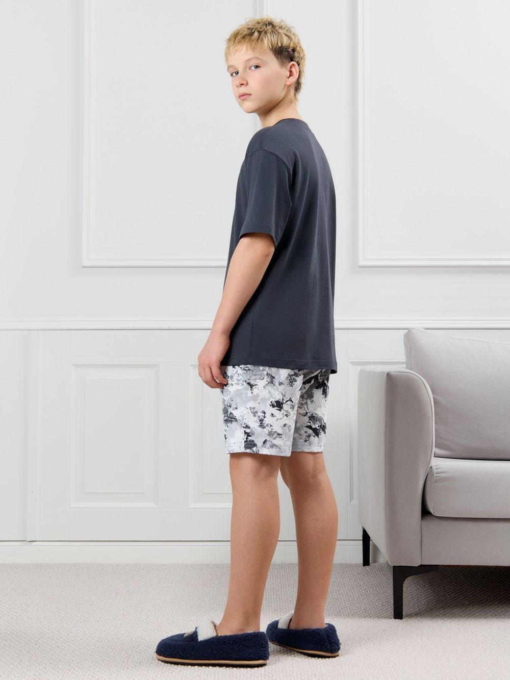 Костюм для мальчика Олимп-2 Виотекс ГРАФИТОВЫЙ