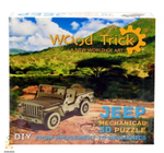 Джип 4х4 от Wood Trick - Деревянный конструктор, сборная модель, 3D пазл
