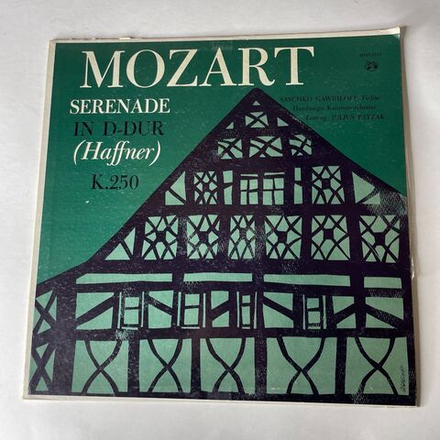 Винтажная виниловая пластинка LP Mozart Моцарт, Serenade In D Dur (Haffner) K.250 (Германия 1958)