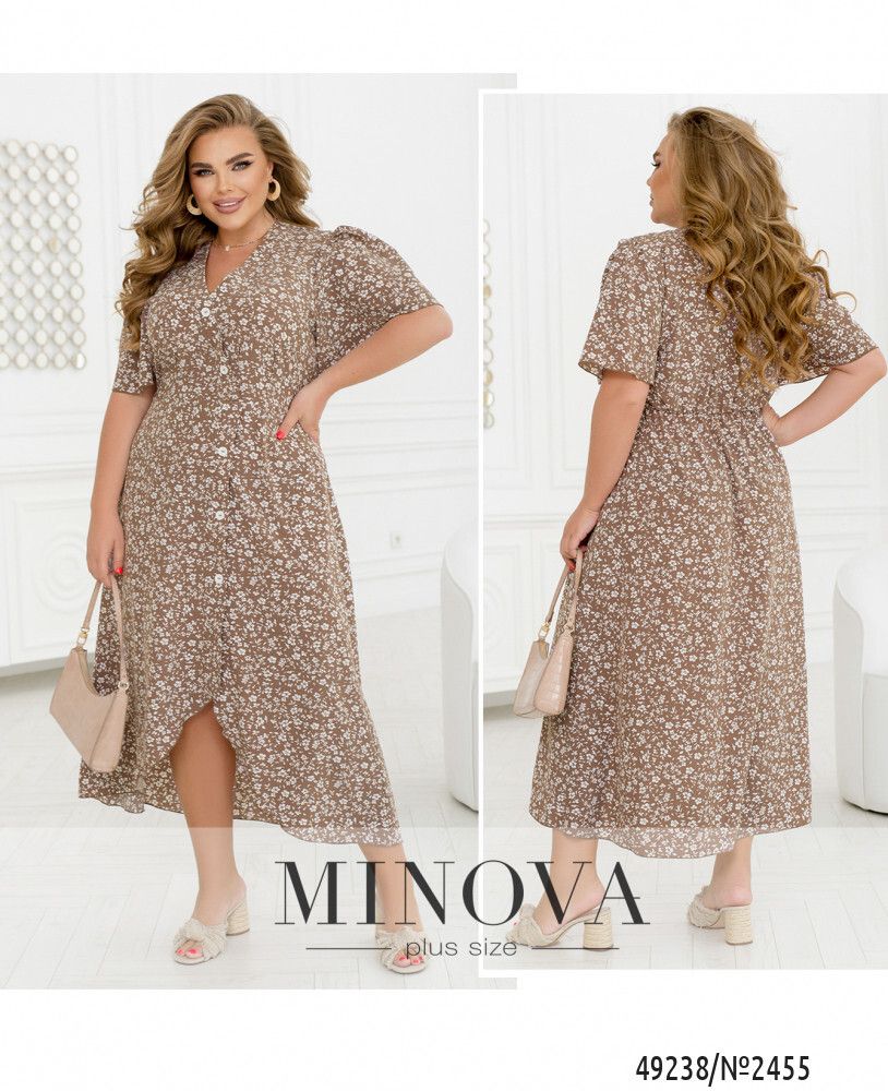 Платье 2455-капучино Minova Платье 2455-капучино Minova