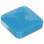 Контейнер для таблеток 2 ячейки 6,5х6,5х2см микс