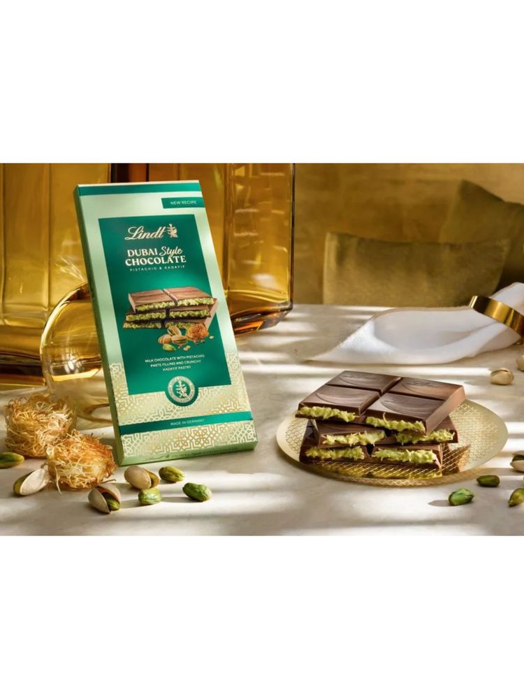 Дубайский шоколад Lindt с фисташкой и кадаиф 145 г x 2 шт