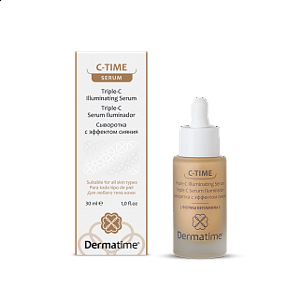 DERMATIME C-TIME Triple-C Illuminating Serum Сыворотка с эффектом сияния / 3 формы витамина С 30 мл