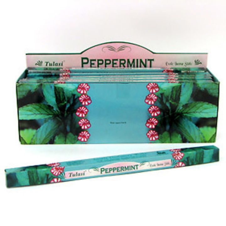 Tulasi Peppermint четырехгранник Благовоние Перечная мята