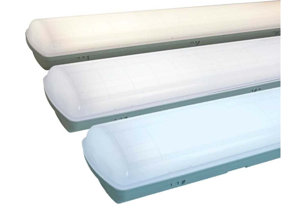 Светильник LED ДСП Айсберг 40W-5000Лм IP65 4000К опал 1262х128х80мм vs101-40-op-4k