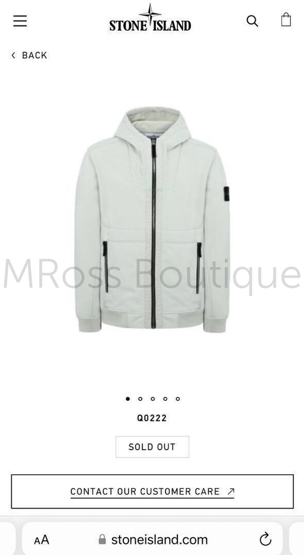 Мужская ветровка  STONE ISLAND Soft Shell Q0222