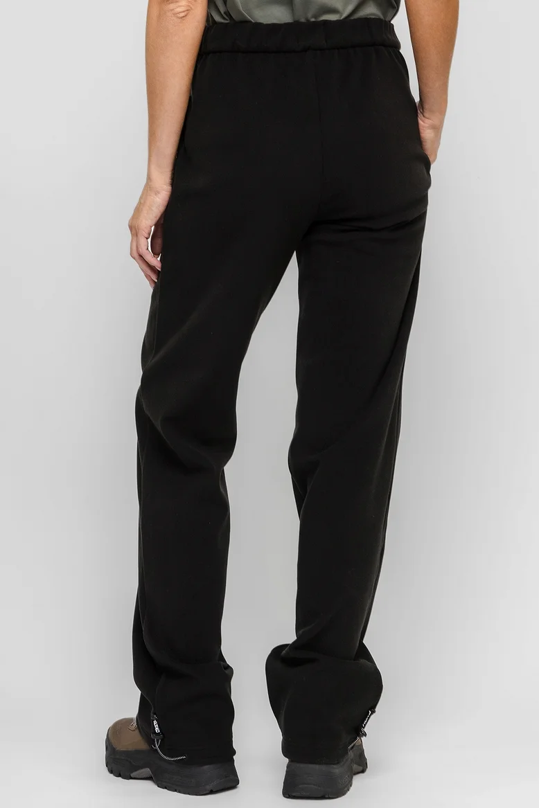 Брюки спортивные с утяжкой внизу, женские, цвет "Чёрная скала"