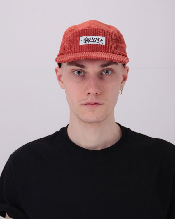 Кепка 5Panel Velvet Терракотовая - фото 4