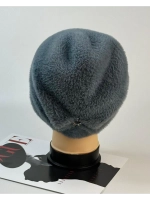 шапка зимняя пушистая из эко меха