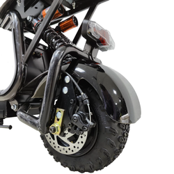 Электроскутер CityCoco WOLONG C1 PRO offroad 48V 11Ah 800W Черный