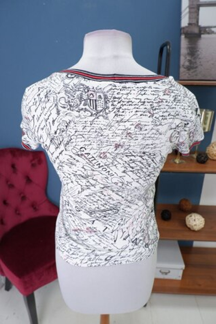 Футболка Gattinoni с принтом 40 размер