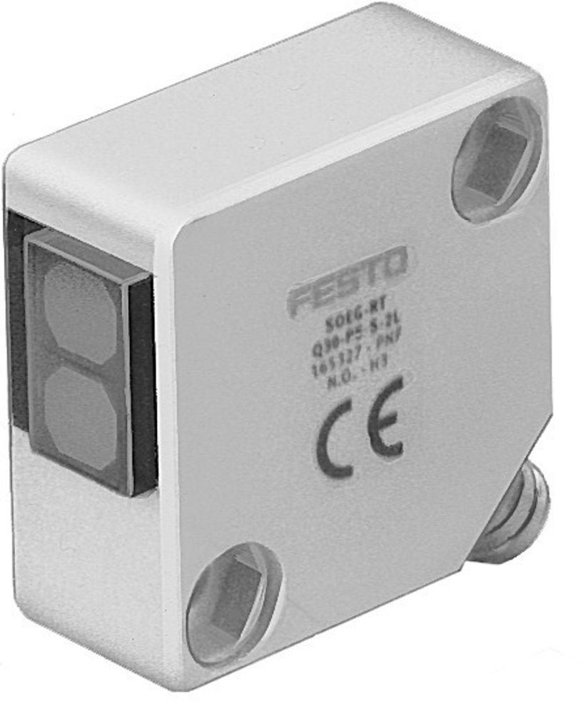 SOEG-RT-Q30-PS-S-2L, Датчик положения оптический диффузионный