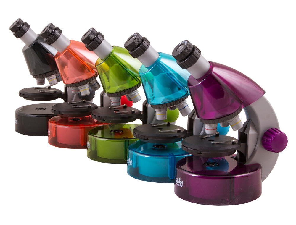 Микроскоп Levenhuk LabZZ M101 Azure\Лазурь