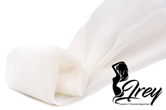 Неэластичная сетка оптом, Lauma Fabrics арт. 387, айвори 004
