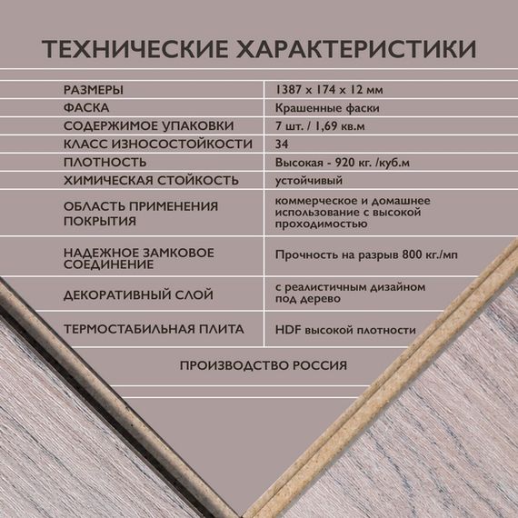 Ламинат I-Floors Heavy - Вишня медовая