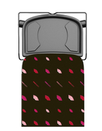 Гладильная доска Laurastar PLUSBOARD BLACK COVER LIPS