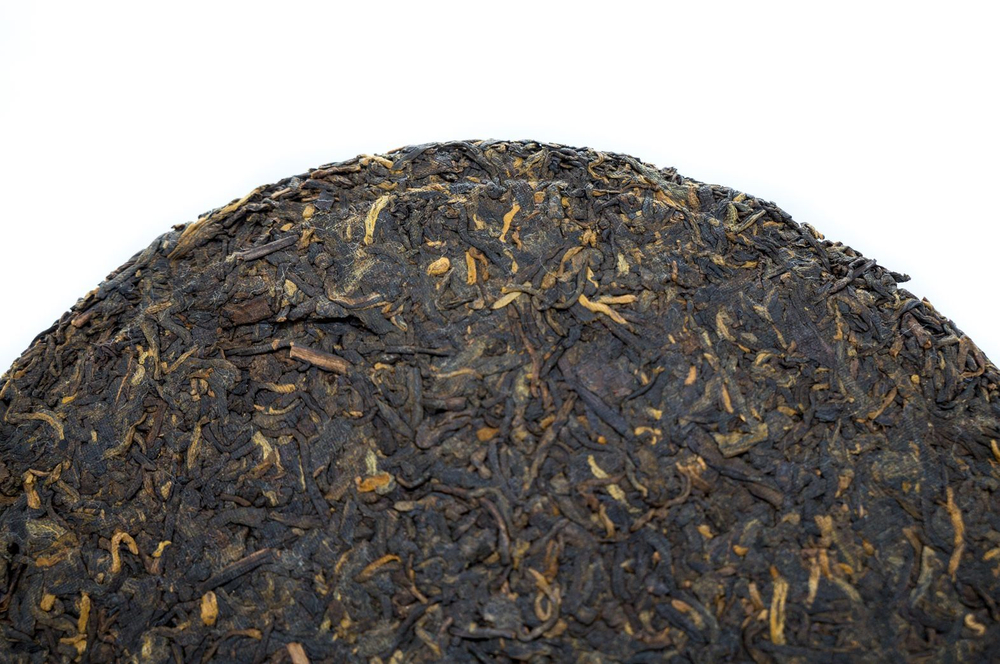 0613/2020 Чай прессованный черный Пуэр Шу "ДАИ, 7592" 2020г, ци цзы бин 357 гр