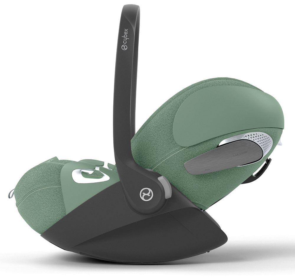 Коляска Cybex Balios S Lux SLV complete Cloud T Leaf Green Plus Base T 4 в 1 Stone Grey с дождевиками