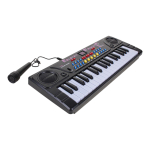 Синтезатор на бат. с микрофоном, коробка 3768