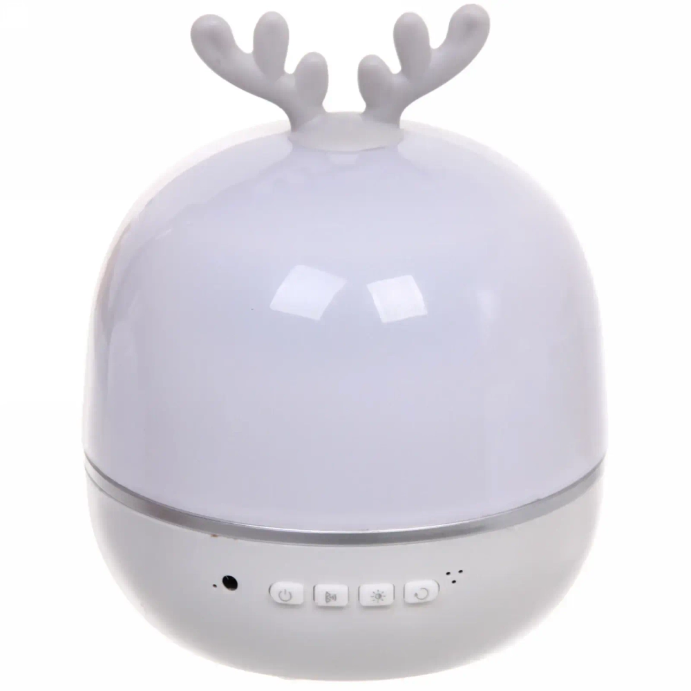 Диско-шар «Fantasy - Оленёнок» (в комплекте 6 картинок) 13*14 см, 5 реж, батарейки 4хАAА, USB, RGB (220V)