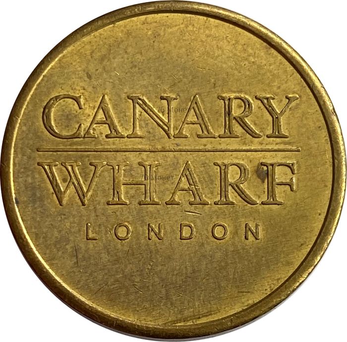 Парковочный жетон«Canary Wharf» Великобритания (большой)