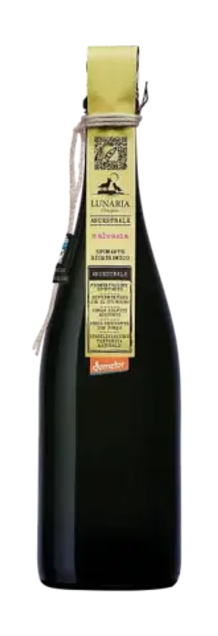Игристое вино Lunaria, Ancestrale Malvasia,Brut Nature, 0.75 л
