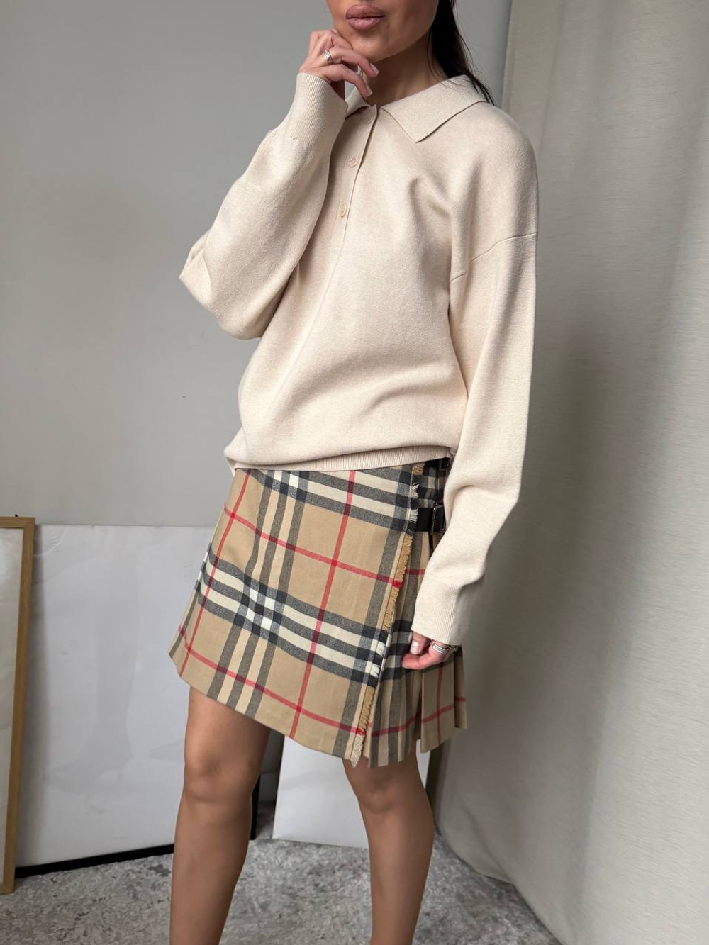 Шерстяная юбка Burberry, m