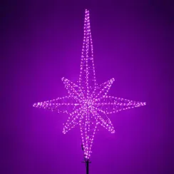 Макушка Роза Ветров 100 см. для елей высотой от 6 до 12 м., фиолетовая, Green Trees (roz-100purple)