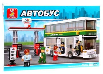 Конструктор SLUBAN "Двухэтажный автобус", 403 элементов арт. M38-B0331