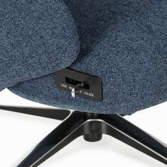 Кресло Stena синяя ткань