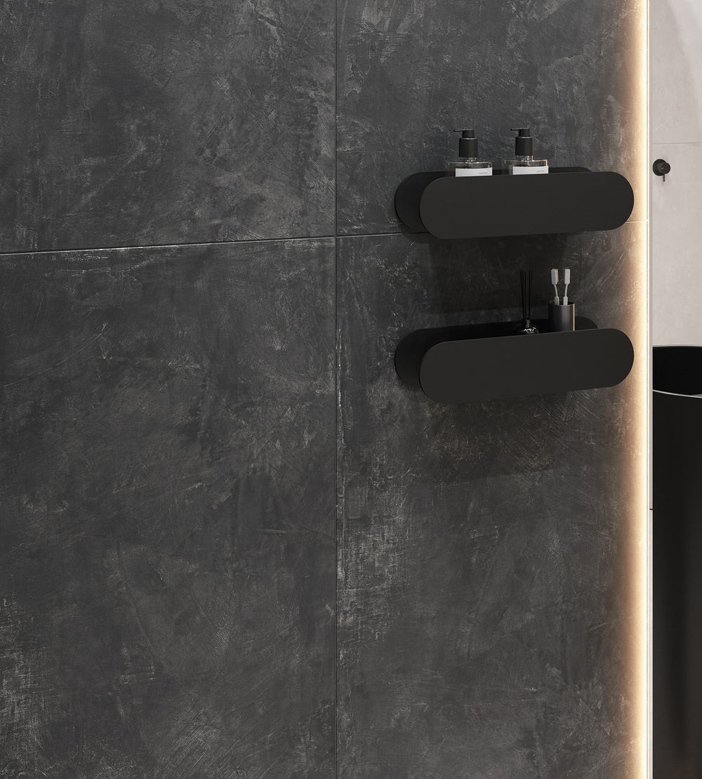 Керамогранит, Arcadia Ceramica, SYMPHONY NERO, 1200x600 мм, матовая