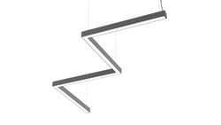 Светильник светодиодный зигзаг FS-TG 40Вт 425х70х1499