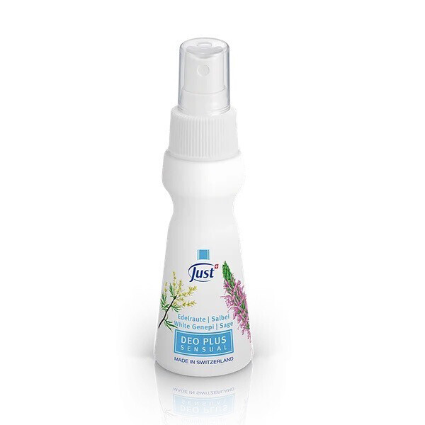 Just Deo Plus White Genepi Sage 75 мл - Дезодорант-спрей Део-плюс Чувственный (Горная полынь и Шалфей)