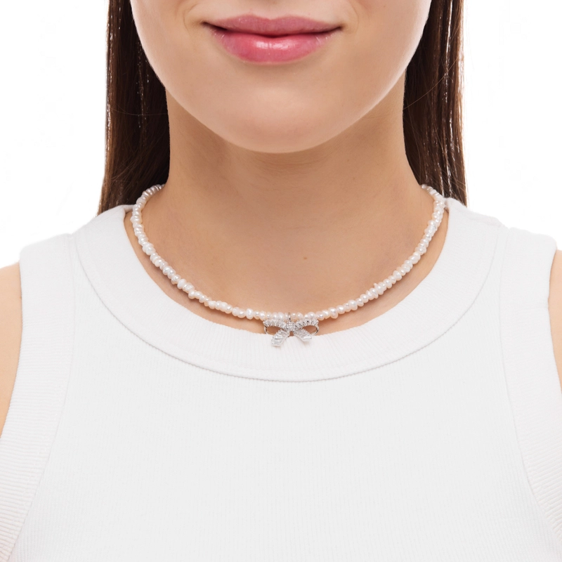 Колье Жемчужный Бант