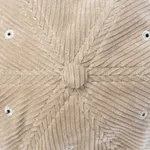 Кепка Дозорный '22 бежево-серый вельвет / подклад