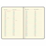 Ежедневник датированный 2025 А5 148х218 мм GALANT "Combi Contract", под кожу, темно-синий, 115711