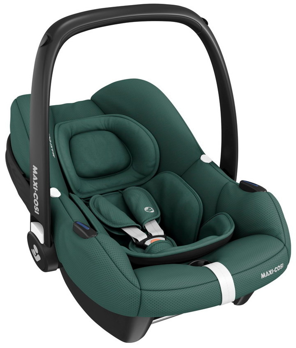 Детская коляска Maxi-Cosi Fame 3 в 1 с автокреслом CabrioFix Essential green Twillic Graphite/графит