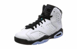 Кроссовки Jordan Air Jordan 6 Retro White Jade Black (Женская размерная сетка)