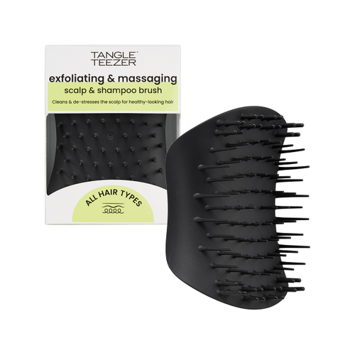 Tangle Teezer Щетка для массажа головы The Scalp Exfoliator and Massager Onyx Black