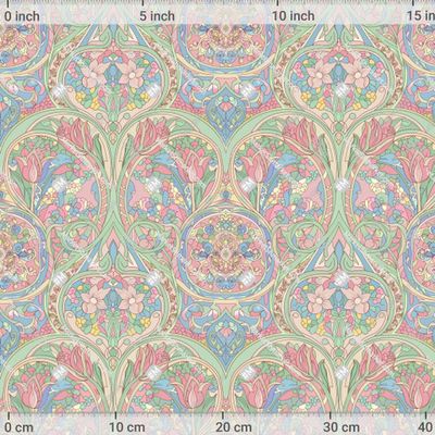 Нежный розовый ар-нуво модерн by Оксана Палинкаш 612 DPI