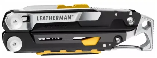 Мультитул пассатижи LEATHERMAN Signal (832265) с чехлом черный/желтый