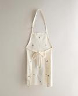 ZARA HOME ФАРТУК С ВЫШИВКОЙ, ЗЕЛЕНЫЙ