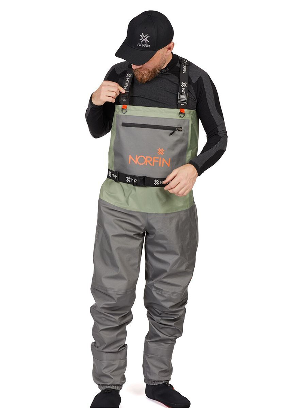 Полукомбинезон забродный Norfin PILOT STOCKINGFOOT 2 р.XLL