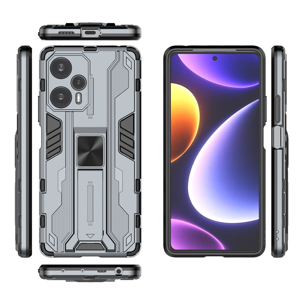 Противоударный чехол с подставкой Transformer для Xiaomi Poco F5