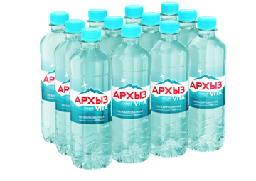 Архыз Vita горная природная вода 0,5 л ПЭТ негаз