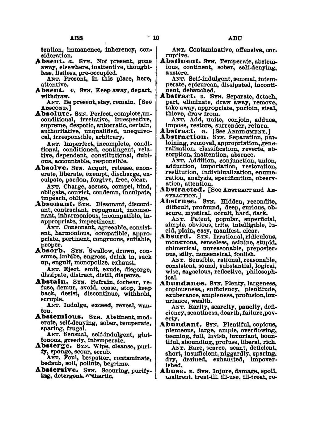 A complete dictionary of synonyms and antonyms or synonyms and words of opposite meaning | S. Fallows