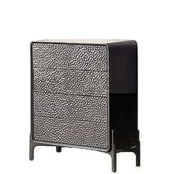 Комод G38, 85х98 см, черный шпон ясеня