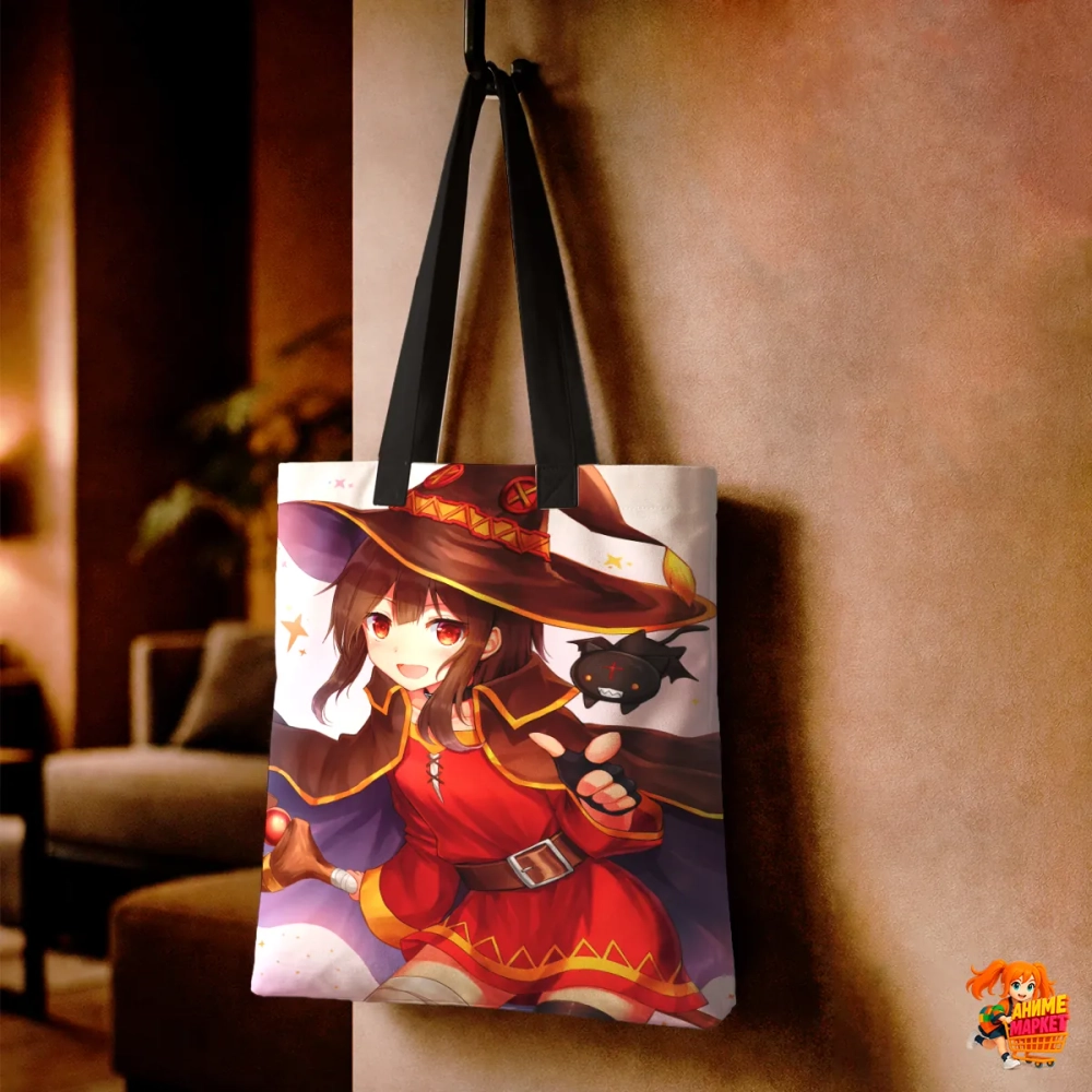 Сумка шоппер с принтом KonoSuba