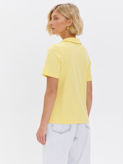 Футболка из хлопка с воротником поло